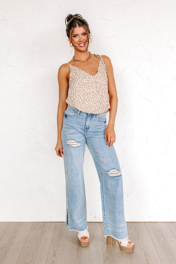 Sweet Attention Polka Dot Shift Tank