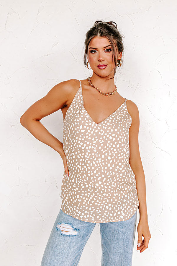 Sweet Attention Polka Dot Shift Tank
