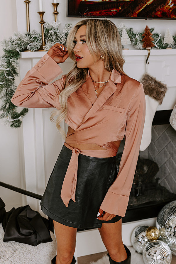 So Blessed Front Tie Top