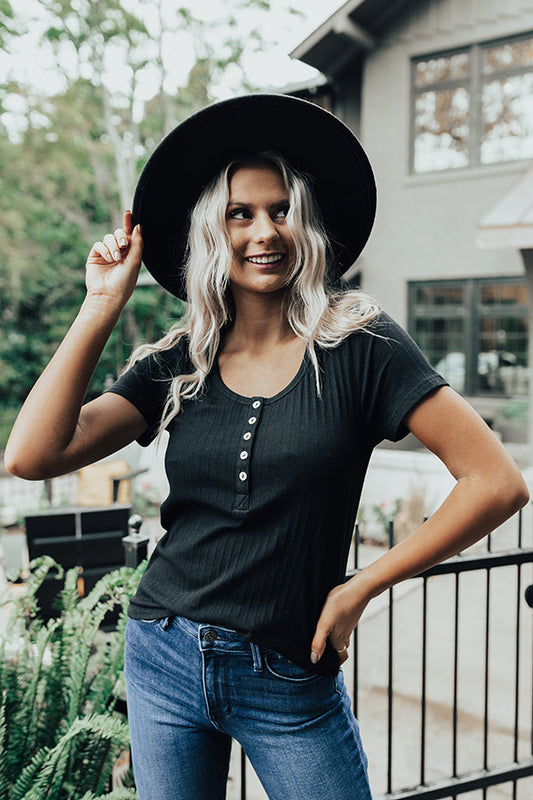 Impressive Touch Top In Black