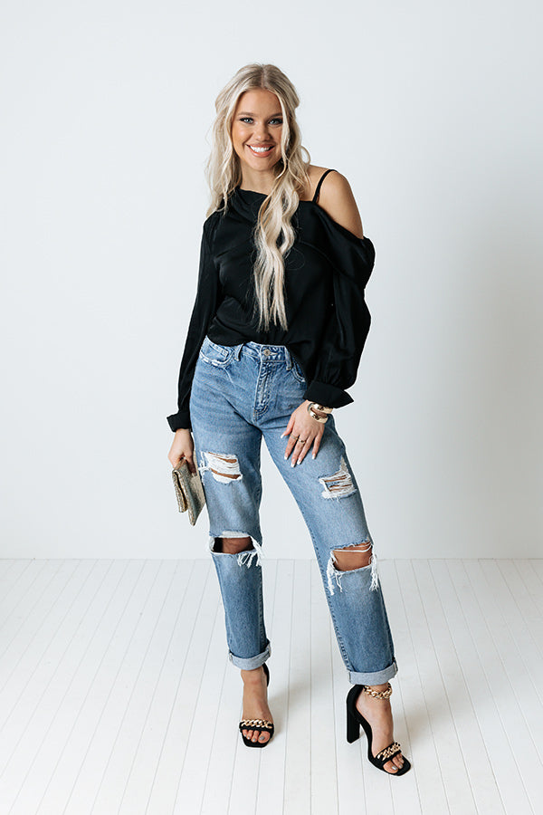 Call The Paparazzi Top In Black
