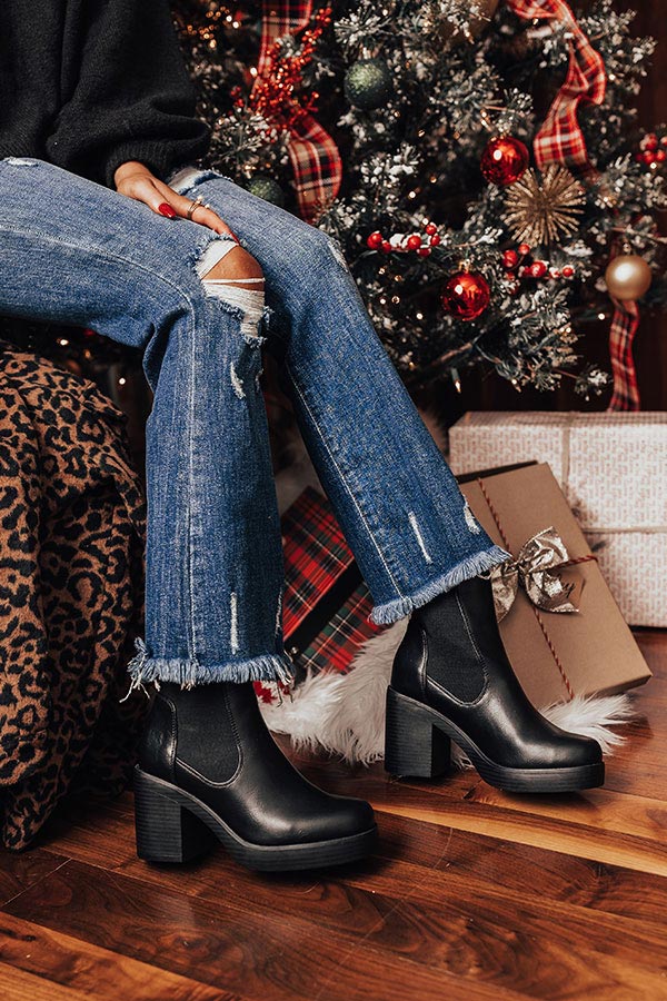The Striker Faux Leather Bootie