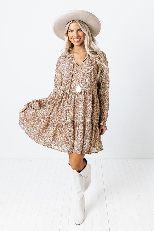 Play The Hits Leopard Shift Dress