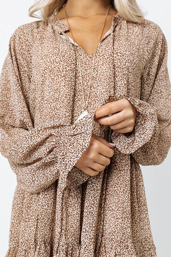 Play The Hits Leopard Shift Dress