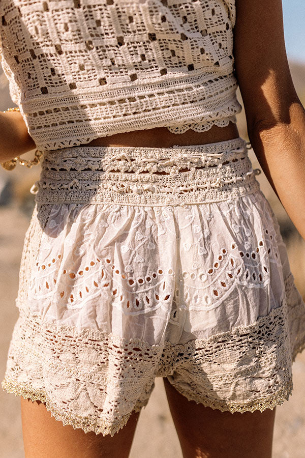 Cabana Love Eyelet Shorts