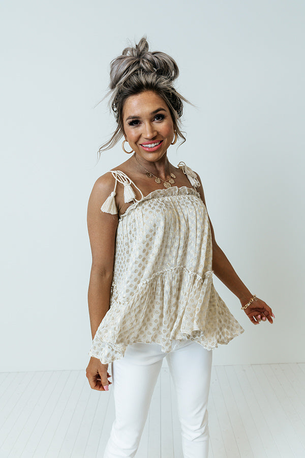 Summer Sparks Shift Top