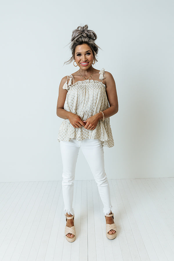 Summer Sparks Shift Top