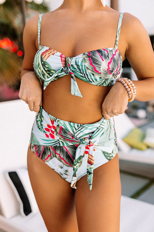 Florida Bound High Waist Bikini Bottom