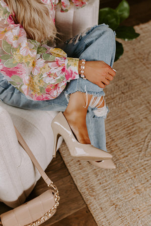 The Tolly Faux Nubuck Heel