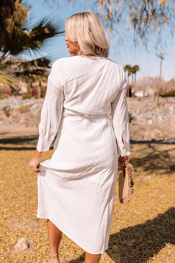Made For The Waves Wrap Dress