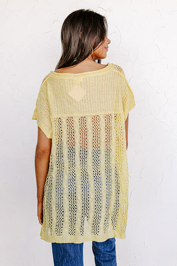 Refreshing Breeze Knit Top