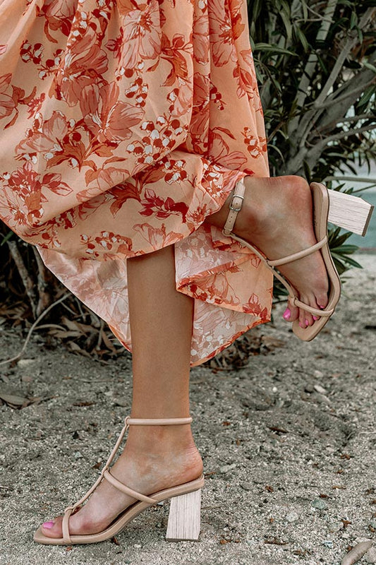 The Kiri Faux Leather Heel