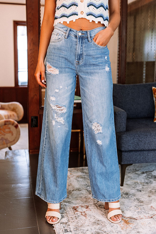 The Poshlynn High Waist Wide Leg Jean