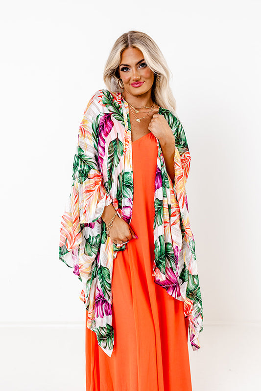 Forgotten Paradise Floral Overlay In Ivory