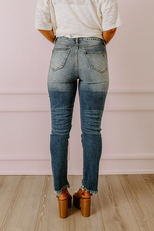 The Lovett High Waist Distressed Ankle Skinny