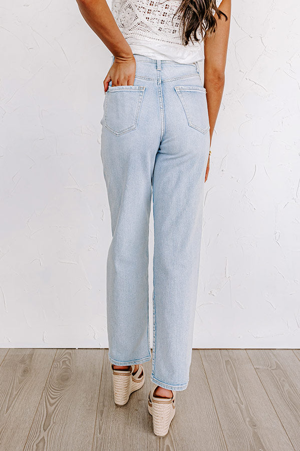 The Caylynn High Waist Distressed Jean