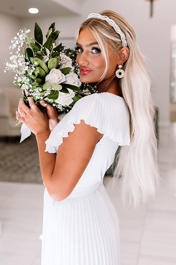 Marital Bliss Pleated Maxi