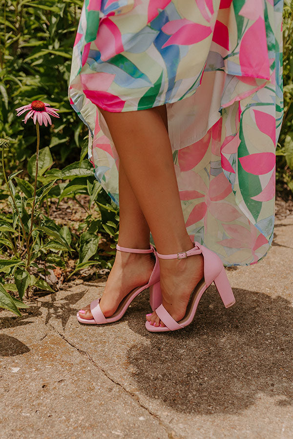 The Nancie Faux Leather Heel