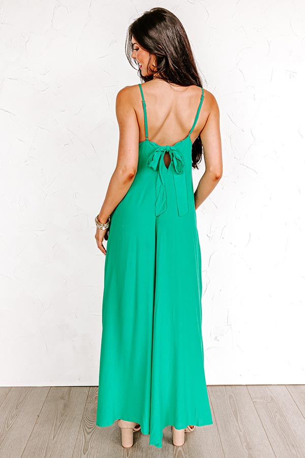 Easy On Me Maxi In Green