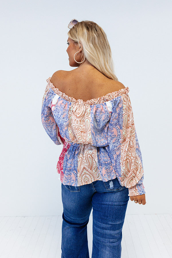 Vintage Bungalow Paisley Top Curves