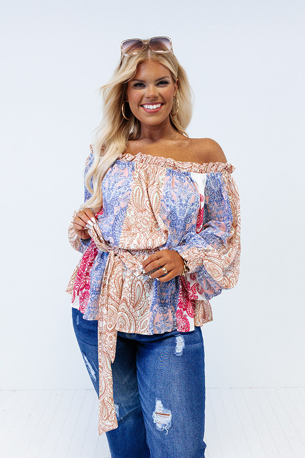 Vintage Bungalow Paisley Top Curves