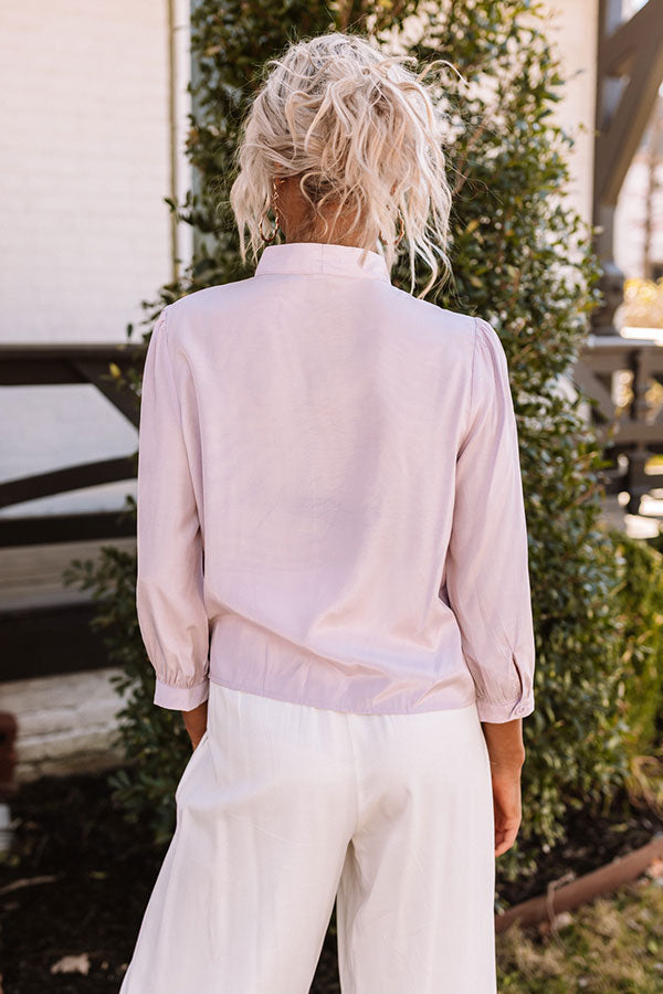 Spring Fling Shift Top In Lavender