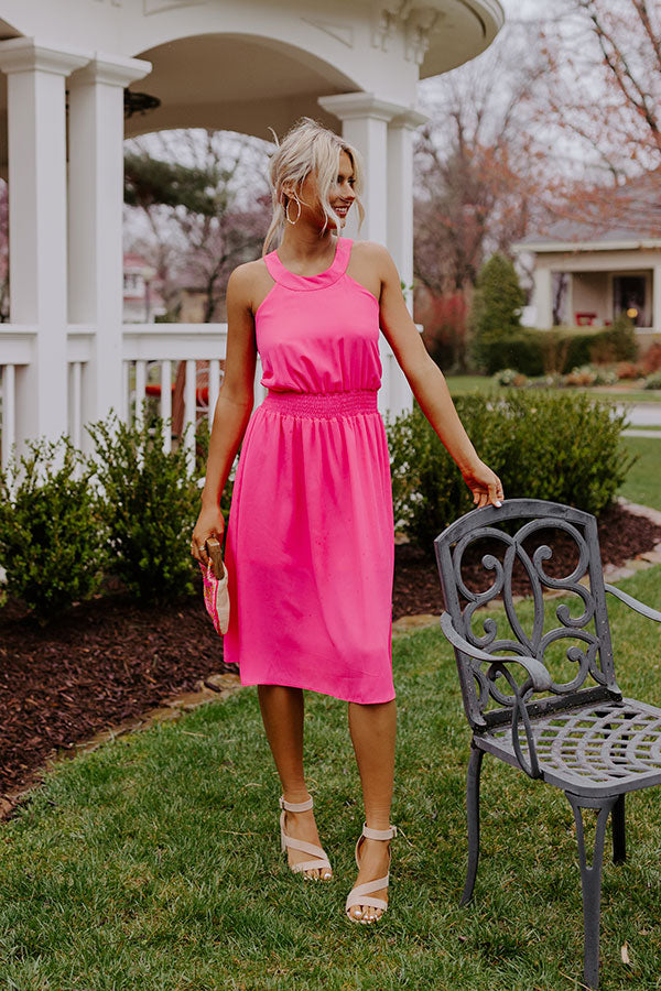 Staying Downtown Dress In Hot Pink M / hot-pink Staying Downtown Dress In Hot Pink M / hot-pink