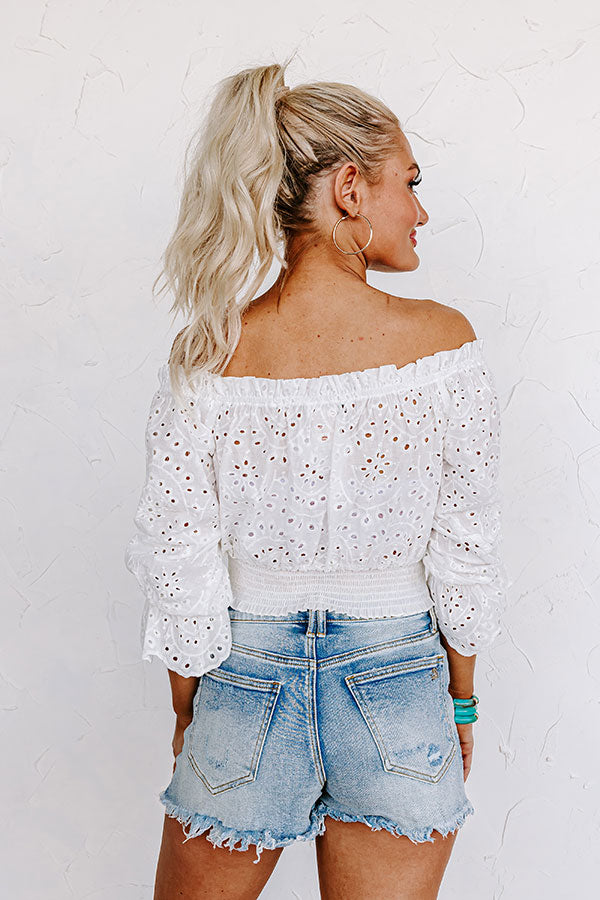 Love Out Loud Eyelet Top