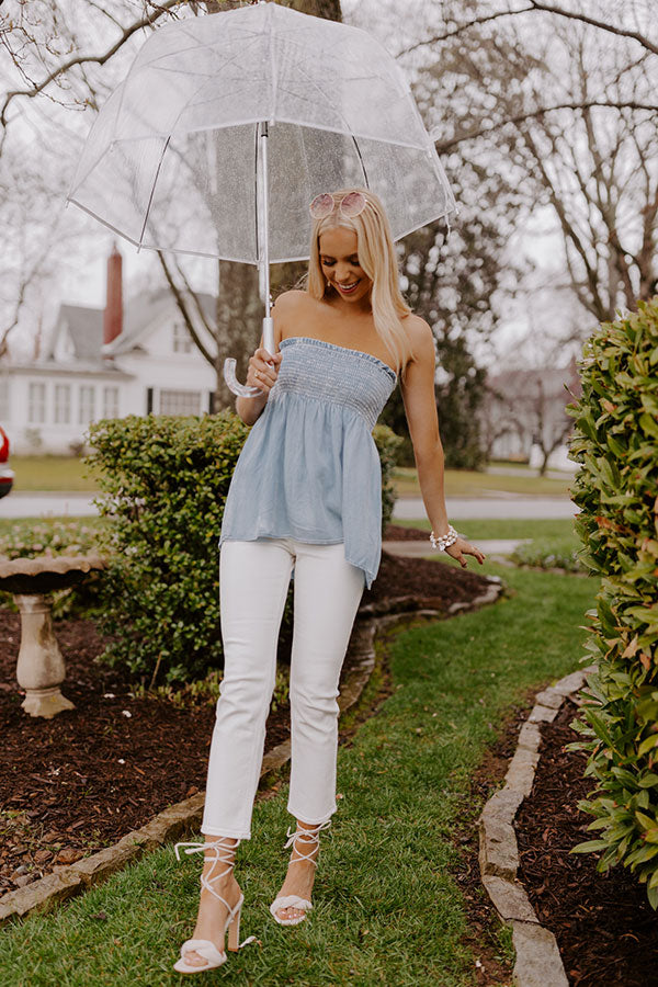 Boat Weekend Chambray Top