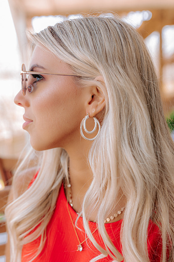 Reserved For Fun Earrings In White