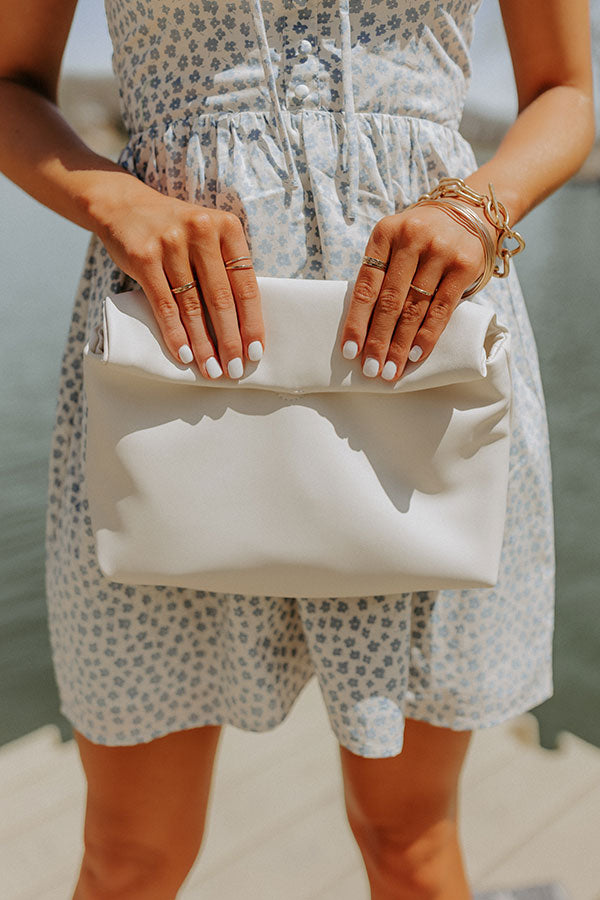 Show You Around Faux Leather Crossbody In Stone