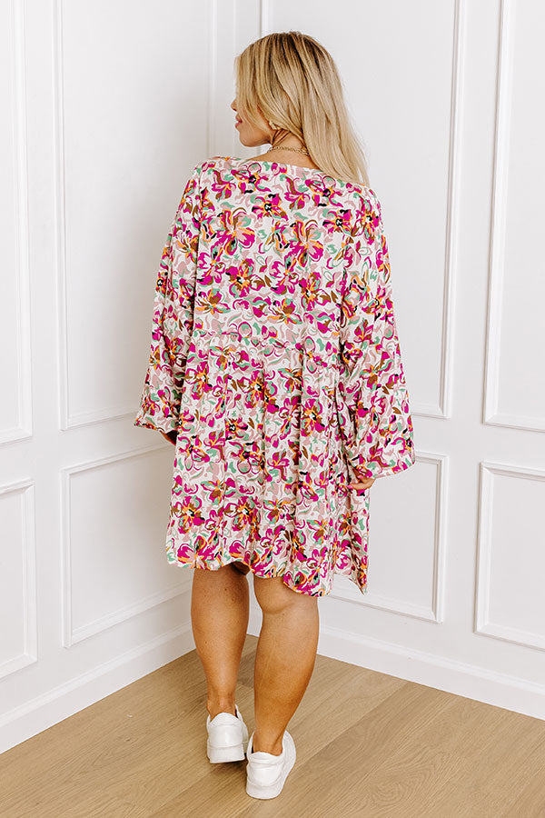 Always On My Mind Shift Dress Curves