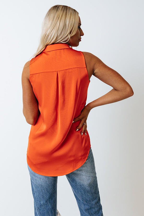 Martini Nights Shift Top In Scarlet