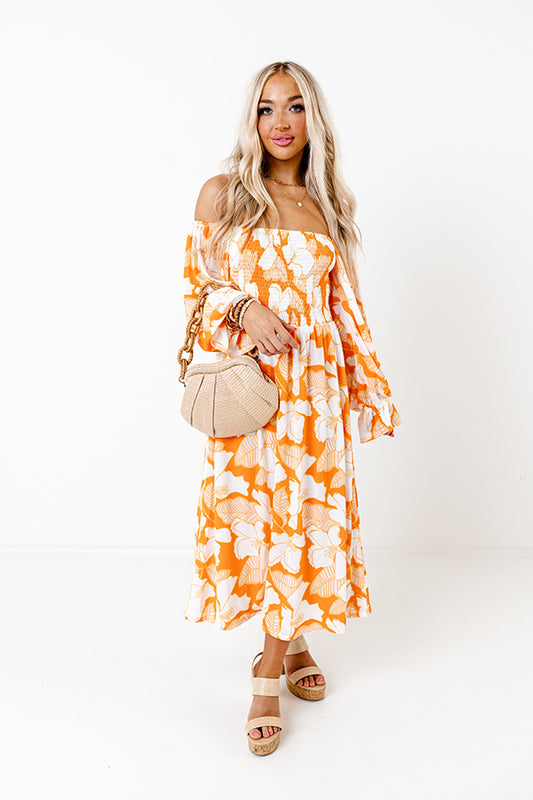 Meeting For Brunch Floral Midi