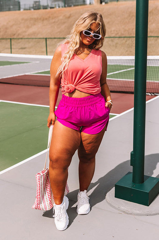 Connecting Flight Shift Tank In Pink
