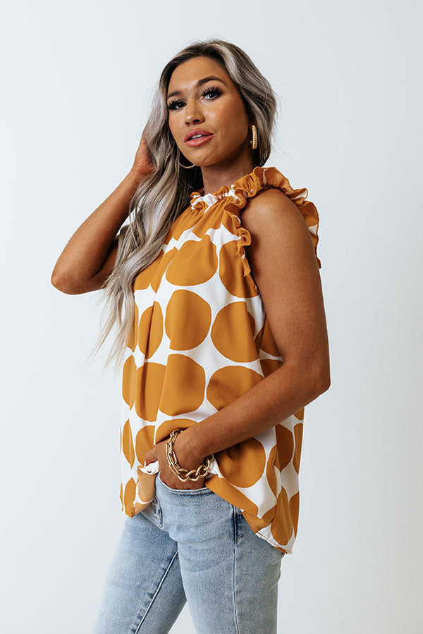 Brunch And Go Shift Top In Camel