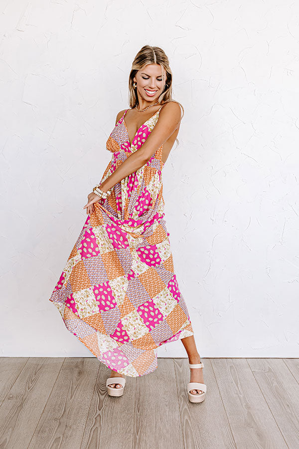 Weekends By The Coast Maxi in Orange