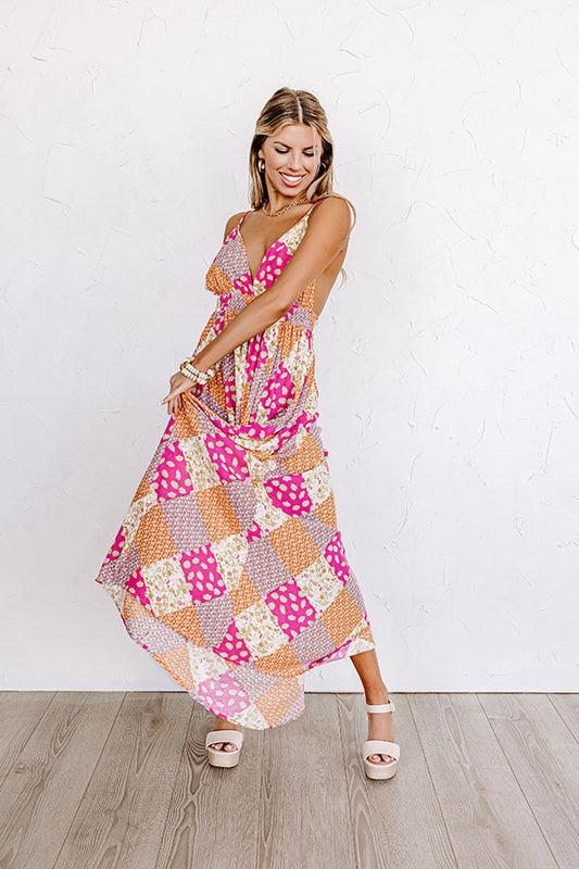 Weekends By The Coast Maxi in Orange