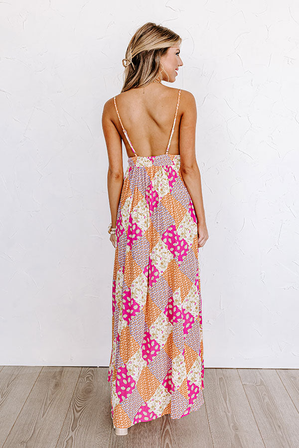 Weekends By The Coast Maxi in Orange