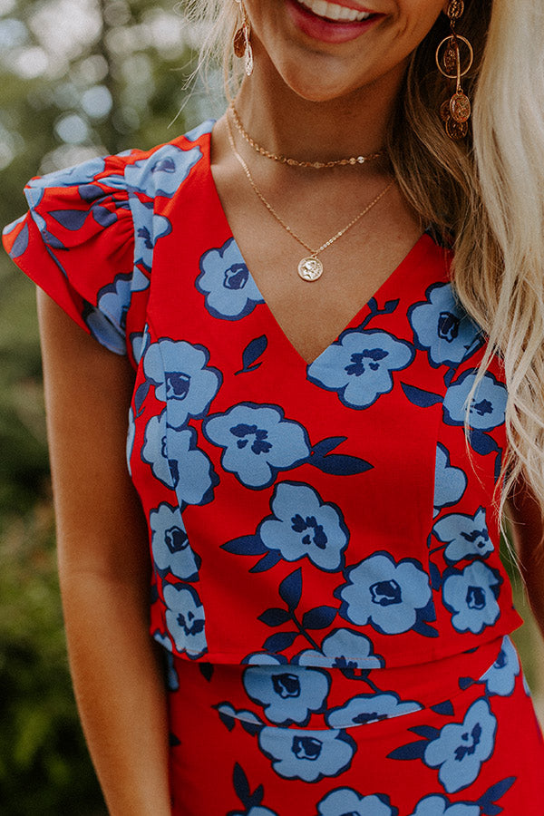 Touch My Soul Floral Top