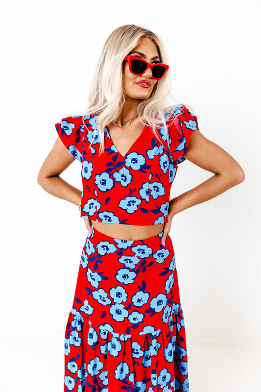 Touch My Soul Floral Top