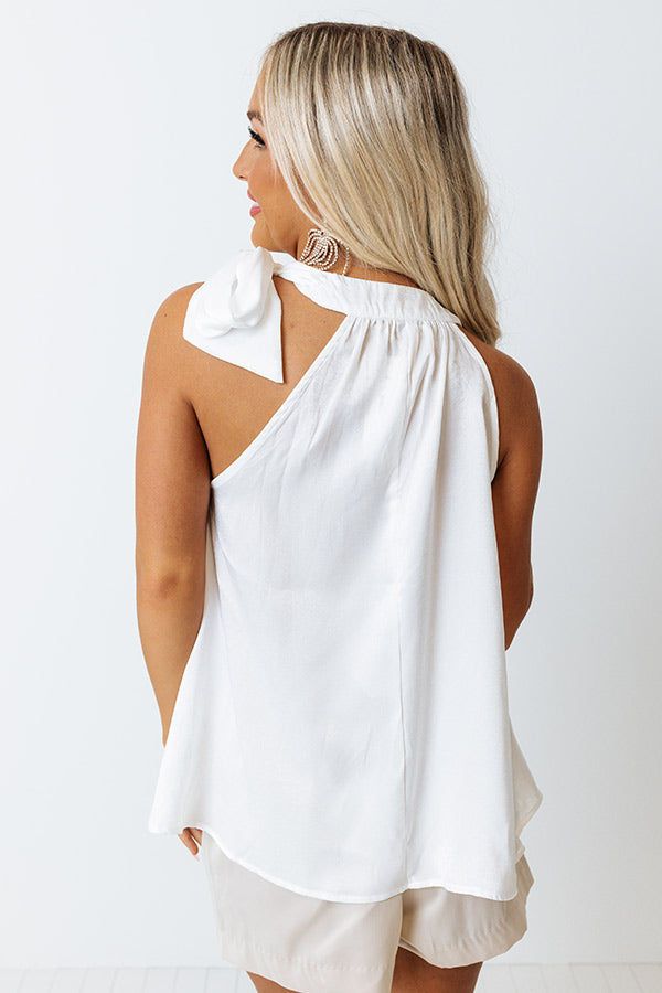 Make It Memorable Shift Top In White