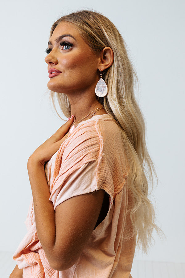 Pretty City Earrings In Dusty Purple