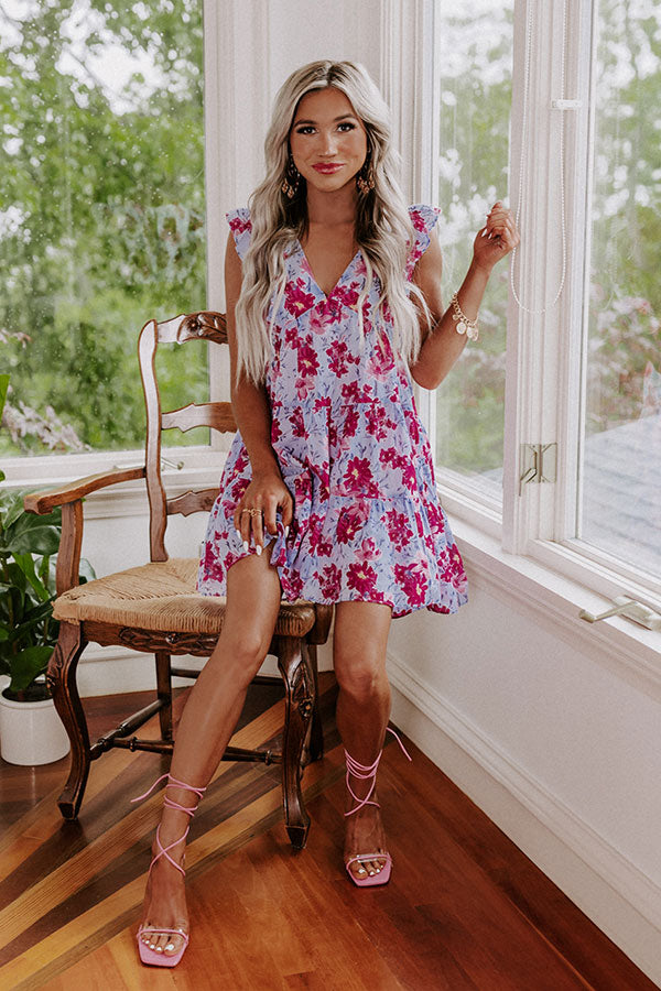 Taking Notes Floral Babydoll Dress