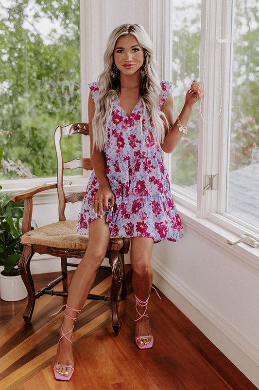 Taking Notes Floral Babydoll Dress