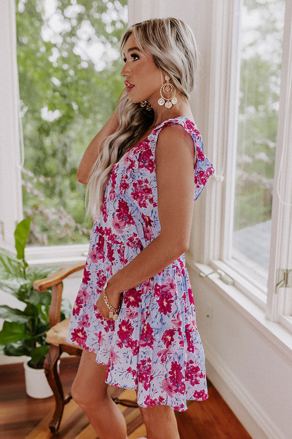 Taking Notes Floral Babydoll Dress