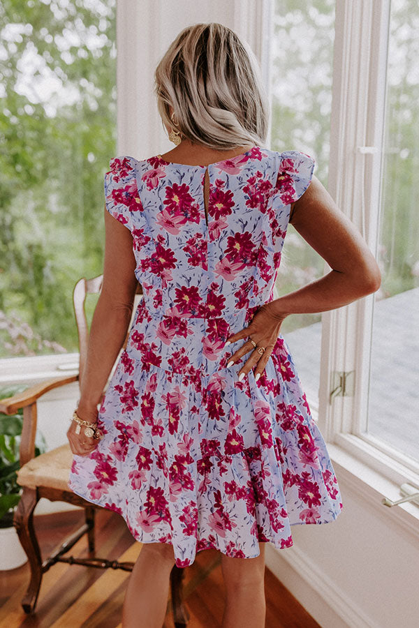 Taking Notes Floral Babydoll Dress