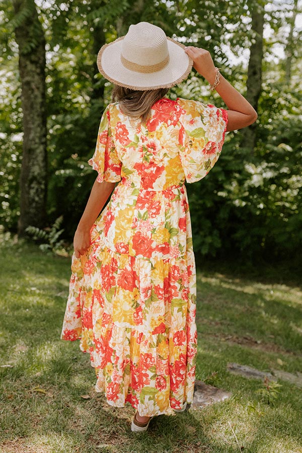 Sway The Night Away Floral Midi