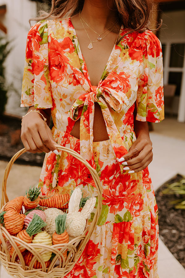 Sway The Night Away Floral Midi