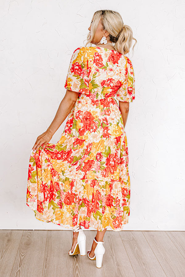 Sway The Night Away Floral Midi